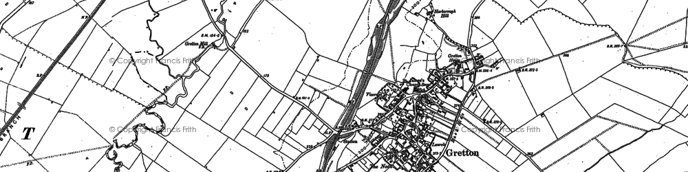 Old map of Northfield in 1899