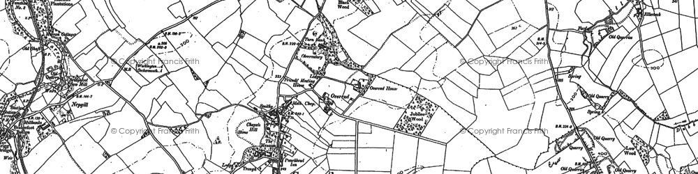 Old map of Greysouthen in 1898