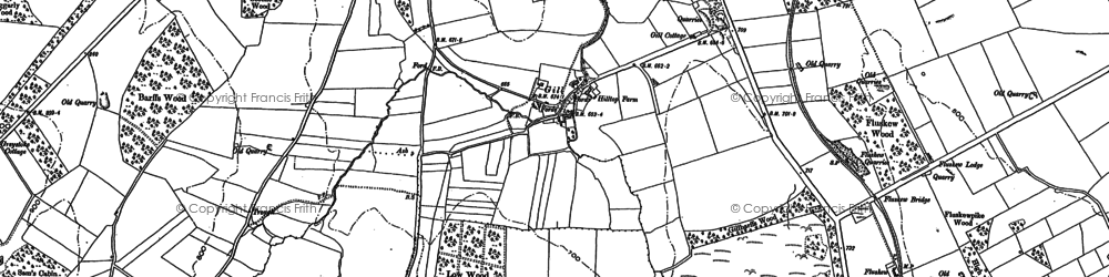 Old map of Greystoke Gill in 1923