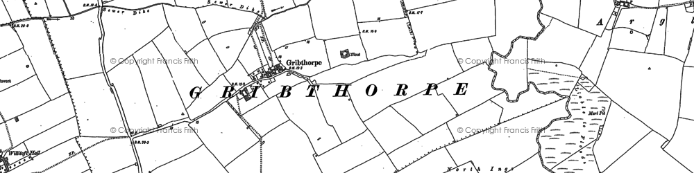 Old map of Arglam in 1887