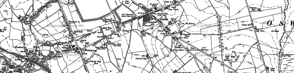 Old map of Guide in 1891