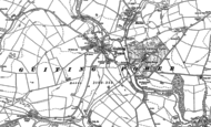 Old Map of Guiting Power, 1883