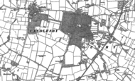 Old Map of Gunby, 1887