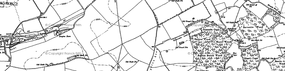 Old map of Gundleton in 1894