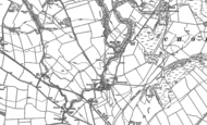 Old Map of Gunnerton, 1895 - 1896