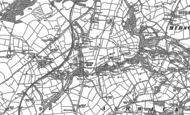 Old Map of Gurney Slade, 1884