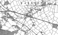 Old Map of Habrough, 1905
