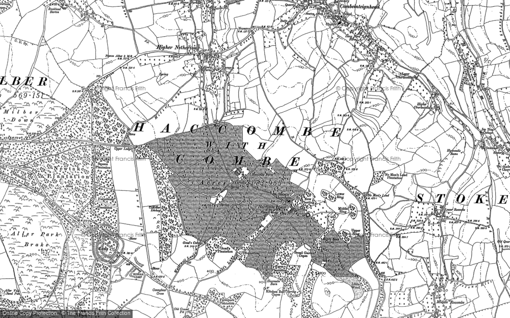 Haccombe, 1886 - 1904