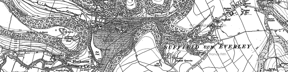 Old map of Wrench Green in 1910