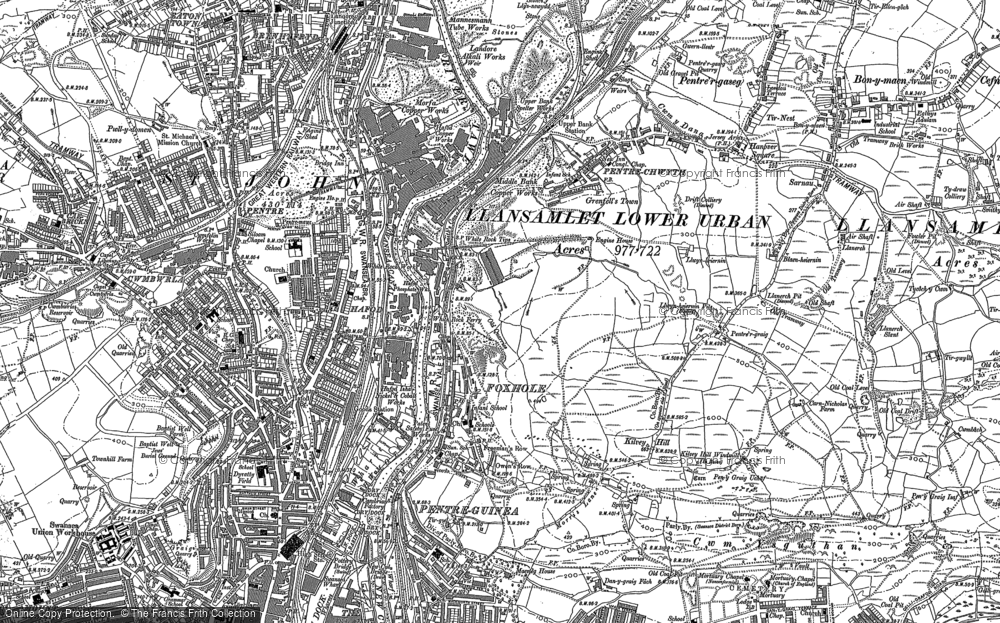 Old Maps of Hafod, West Glamorgan - Francis Frith