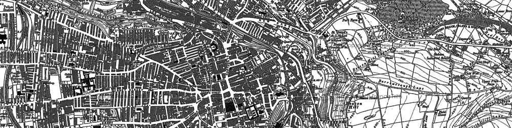 Old map of Halifax in 1892