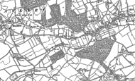 Old Map of Hall End, 1882 - 1899