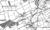Old Map of Hallington, 1886 - 1887