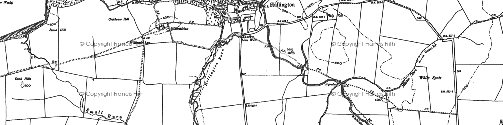 Old map of Bingfield East Quarter in 1895