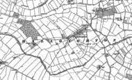 Old Map of Halloughton, 1883