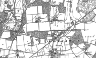 Old Map of Halnaker, 1896