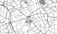 Old Map of Halse, 1883 - 1899