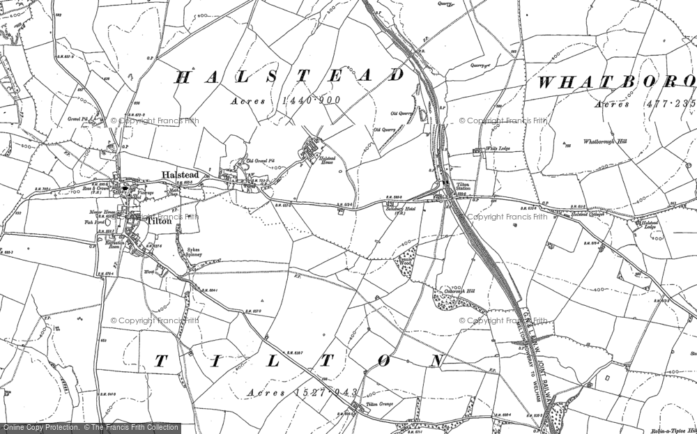 Old Map of Halstead, 1902 in 1902