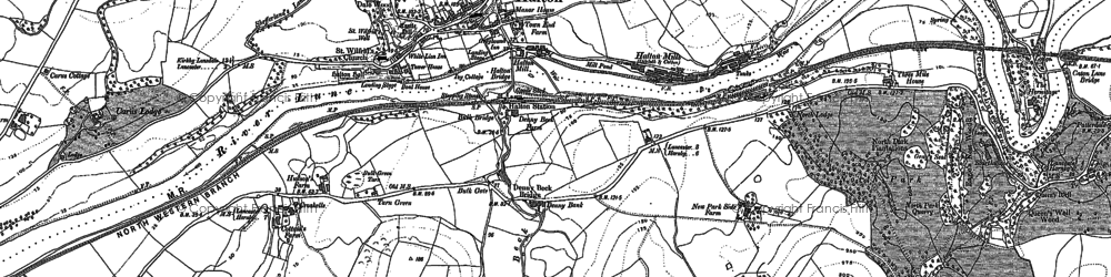 Old map of Arrow Barn in 1910