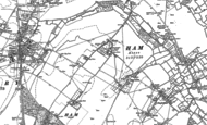 Old Map of Ham, 1896