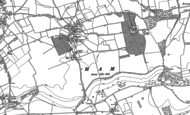 Old Map of Ham, 1909 - 1922