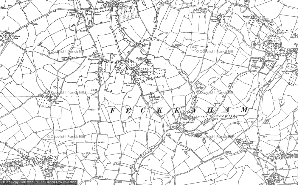 Old Map of Ham Green, 1903 in 1903
