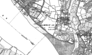 Old Map of Hamble-le-Rice, 1895 - 1896