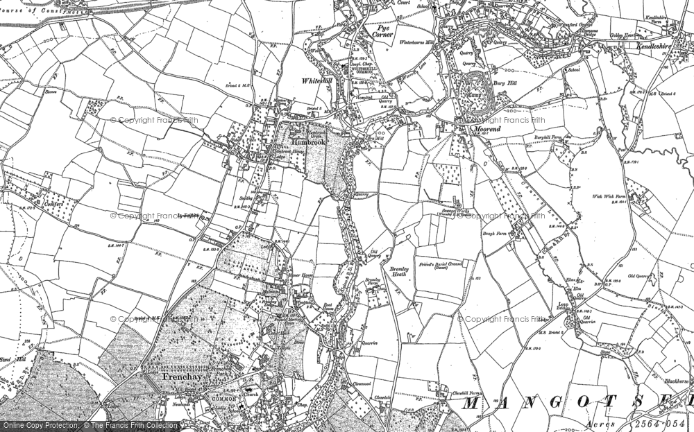 Old Map of Hambrook, 1880 - 1881 in 1880