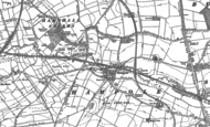Old Map of Hampole, 1891