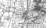 Old Map of Hampton, 1884 - 1885