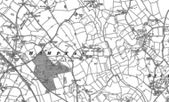 Old Map of Hampton Green, 1897