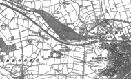 Old Map of Hampton Magna, 1886