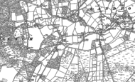 Old Map of Hamptworth, 1895 - 1908