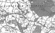 Old Map of Hamstead Marshall, 1909 - 1910