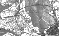 Old Map of Hamworthy, 1886