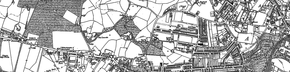 Old map of Handsworth in 1888