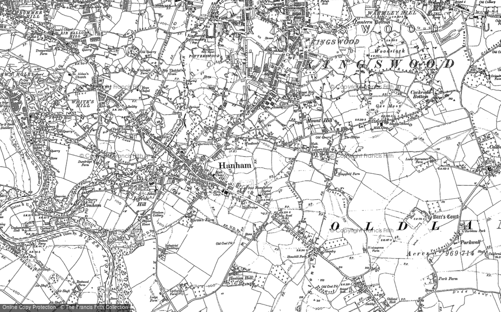 Old Map of Hanham, 1881 - 1902 in 1881