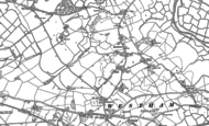 Old Map of Hankham, 1908