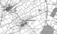 Old Map of Hannington, 1884
