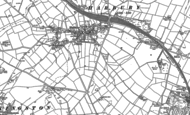 Old Map of Harbury, 1885
