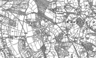 Old Map of Harcombe Bottom, 1887 - 1901