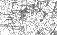 Old Map of Hardington Mandeville, 1886