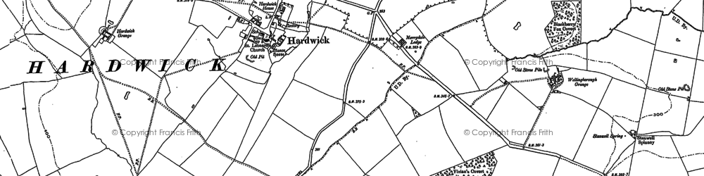 Old map of Appleby Gate in 1884