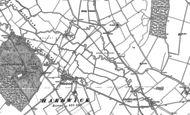 Old Map of Hardwick, 1898