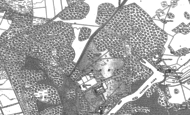 Old Map of Hardwick Village, 1898 - 1910