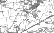 Old Map of Hare Hatch, 1910