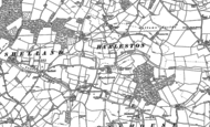 Old Map of Harleston, 1884