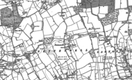 Old Map of Harlow, 1895