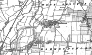 Old Map of Harmondsworth, 1912 - 1913