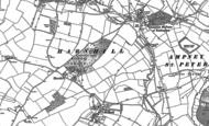 Old Map of Harnhill, 1882